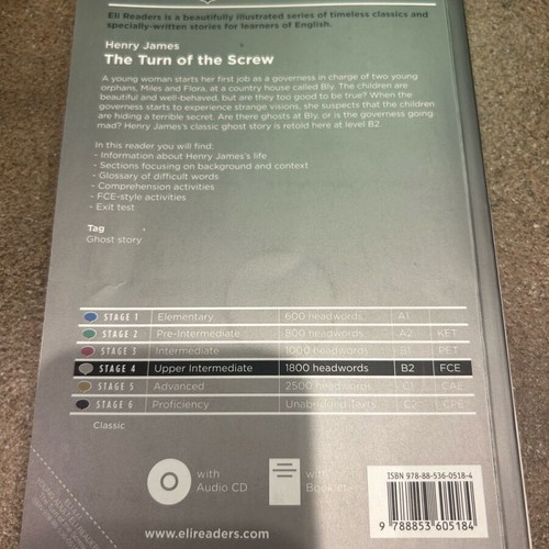 The Turn Of The Screw used with notes and CD