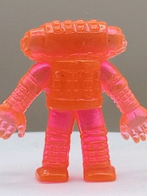 Orange Alien Treasure Keeper figure like new
