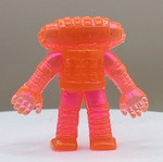 Orange Alien Treasure Keeper figure like new