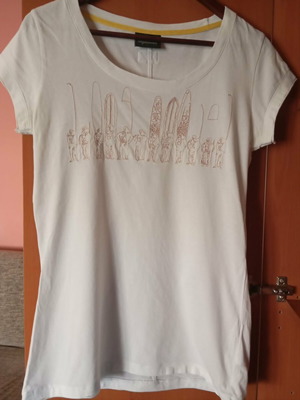 T-shirt Peak Performance μέγεθος M σαν καινούργιο, βαμβακερή άσπρη