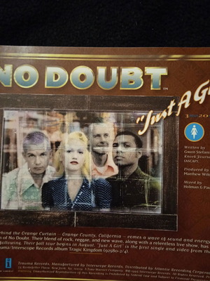 No Doubt Just A Girl promo single used