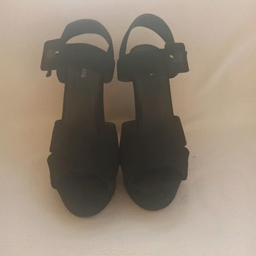 Migato high-heeled sandals used, size 38, black