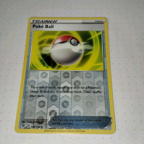 Pokeball Pokemon card like new