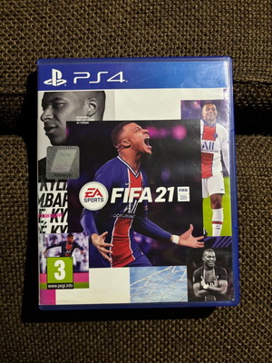 FIFA 21 game for PS4 used without scratches
