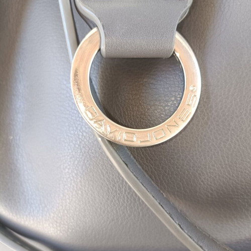 David Jones gray shoulder bag used with decorative wear