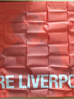 Λάβαρο Liverpool We Are Liverpool με Mohamed Salah καινούργιο, αυθεντικό