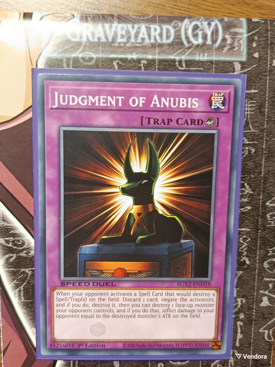 judgement of anubis yugioh card Amazon.com: YU-GI-OH! - Judgment (LCJW-EN135) - Legendary Collection 4: Joey's World - 1st Edition trading and collectible card game (TCG/CCG) Yugioh SPEED DUEL Judgment Of