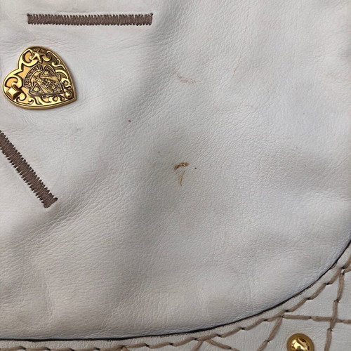 Gucci women's shoulder bag new, white, soft leather