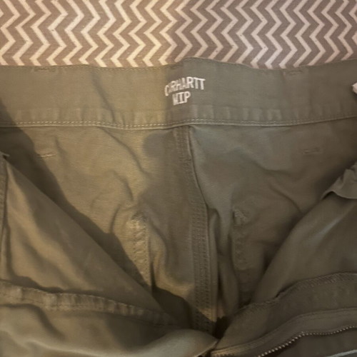 Carhartt Wip green cargo pants, size L 40 12