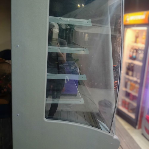 Refrigerated Display Case with Built-In Unit used