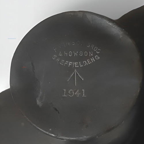 Vintage British military metal canteen 1941, Sheffield maker