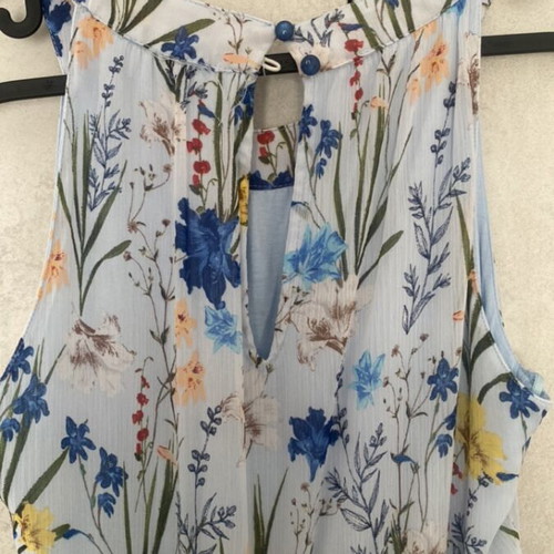 Floral dress used, blue, size S