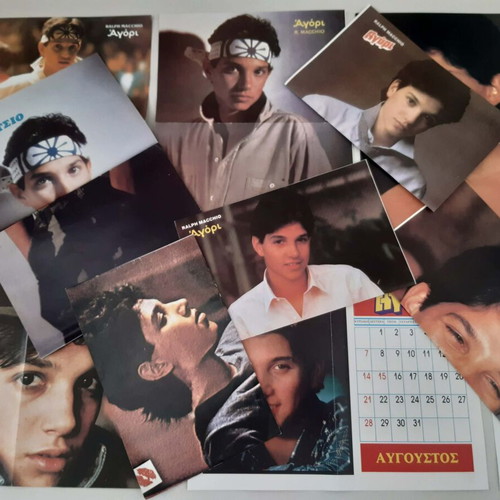 Ralph Macchio posters used, pack of 10 from Agori and Blek magazines
