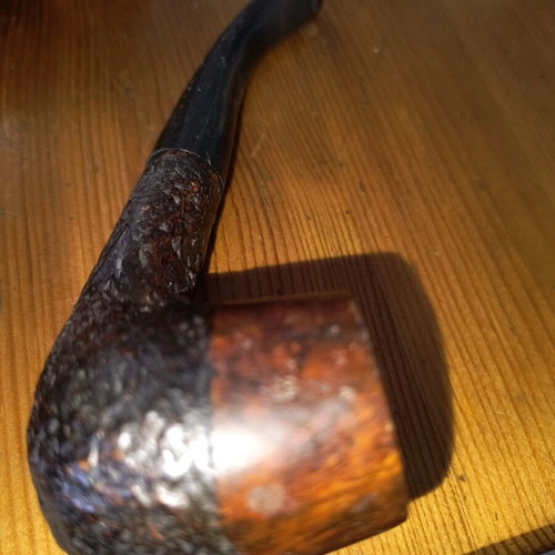 Tobacco pipes used, set with stand