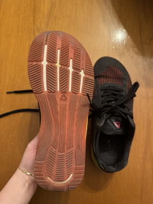 Παπούτσια Reebok Crossfit μεταχειρισμένα, νούμερο 37,5, μαύρα
