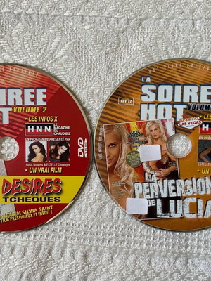 Erotic movies DVD like new, pack of 2 films
