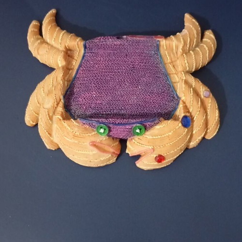 Decorative crab with various colors