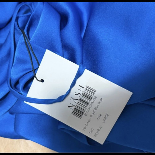 Nash dress blue size large new
