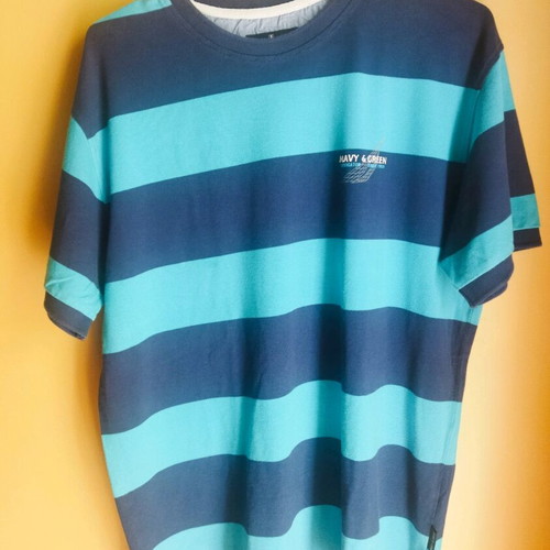 Cotton T shirt for boy 14 years like new, navy and green