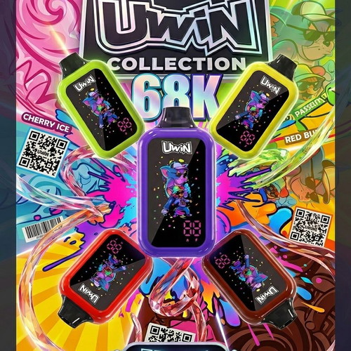 Uwin Digital 68K Puffs Disposable Vape new, sealed