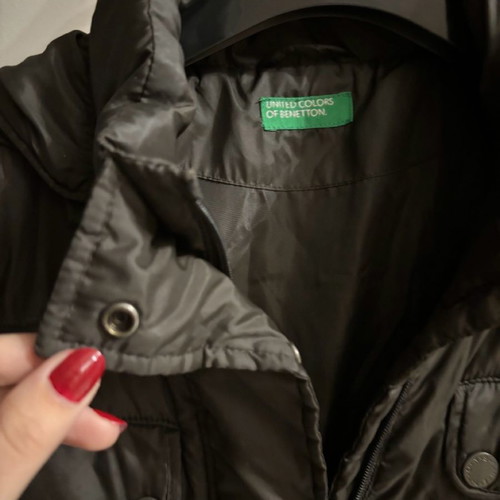 Benetton jacket dark brown women's size M