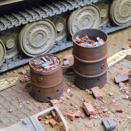 Barrel Heaters 1/35 scale like new, made of resin