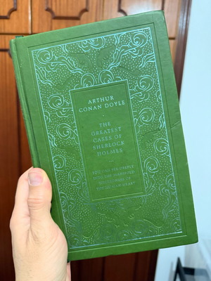 Penguin Deluxe Leatherbound The Greatest Cases of Sherlock Holmes by Arthur Conan Doyle like new