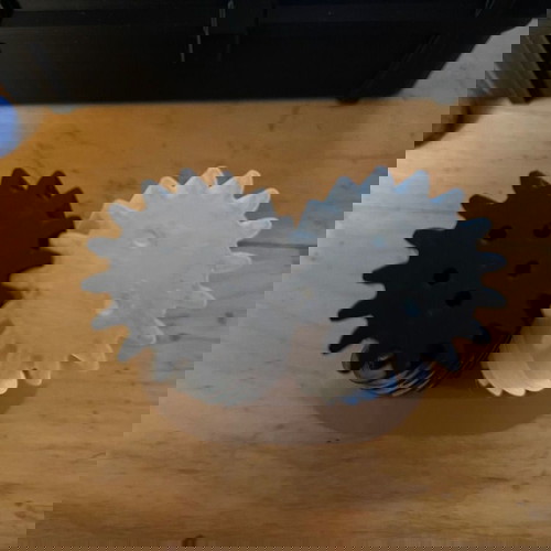 Πρωτότυπο Σετ Αλατοπίπερο Γρανάζια 3D Εκτύπωση Καινούργιο