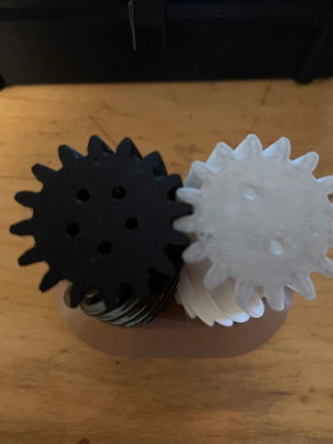 Πρωτότυπο Σετ Αλατοπίπερο Γρανάζια 3D Εκτύπωση Καινούργιο