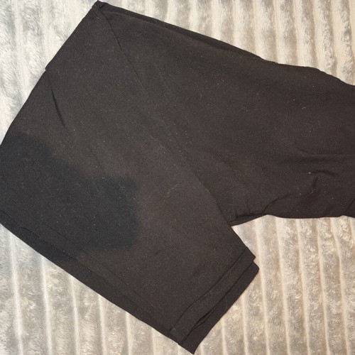 Pink Woman black pants XXL used with elastic waist and pockets
