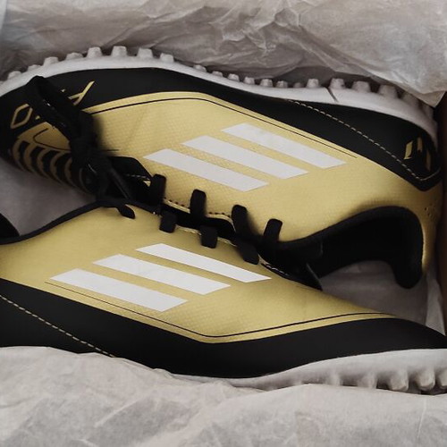 Adidas F50 Messi Gold Football Shoes Size 32 Like New