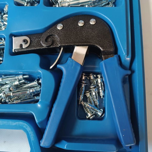 Kompernass KH 3291 drywall gun set with metal anchors and 187 screws new