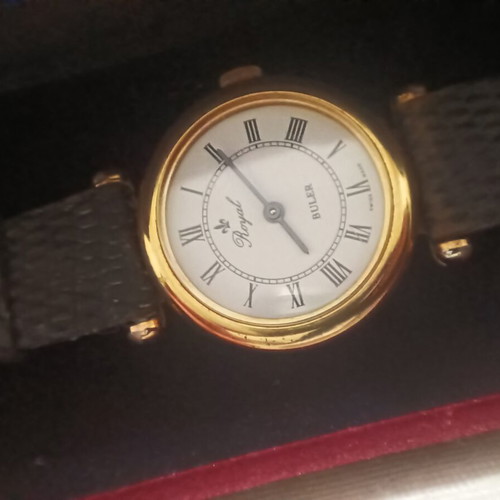 Royal Buler mechanical watch gold-plated like new women's