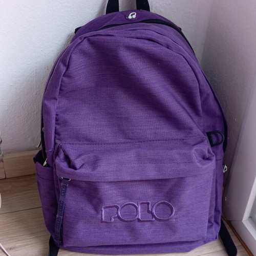 Polo school backpack purple like new