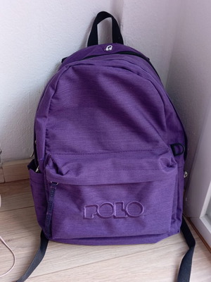 Polo school backpack purple like new