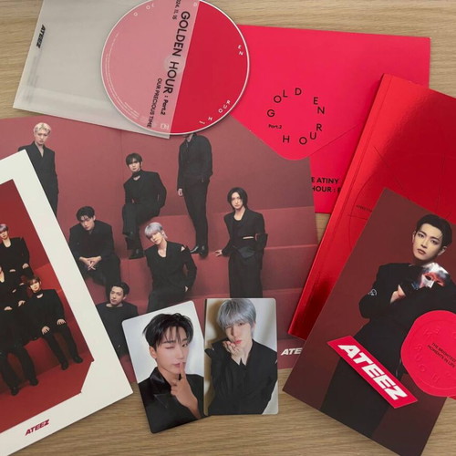 Golden Hour Part.2 Ateez Diary Ver. Album like new