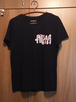 Sugar High girls T-shirt Destination size 170 medium/large, black