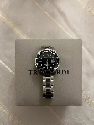 Trussardi Ανδρικό Ρολόι Σαν Καινούργιο Ασημί