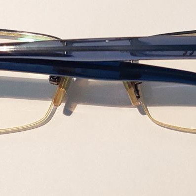 Dolce & Gabbana eyeglasses used, blue, acetate temples
