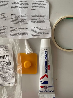 Caulking agent new sealing material
