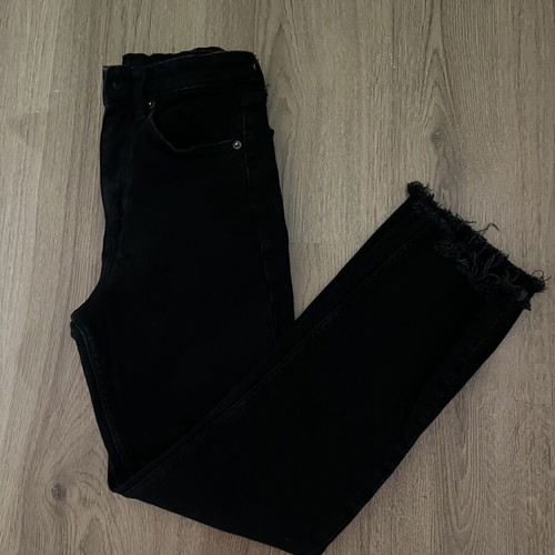 Zara crop black jeans like new