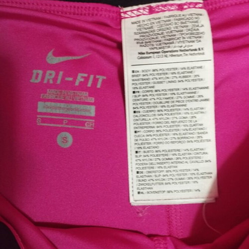Nike women's shorts with built-in leggings like new, pink, size S