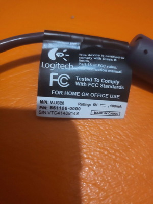 Logitech Portable Camera like new