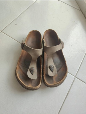 Birkenstock Gizeh πέδιλα, γκρι, μέγεθος 38