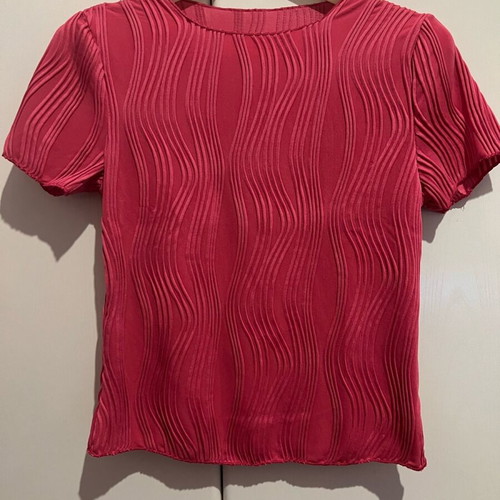 Shein women's top like new, fuchsia