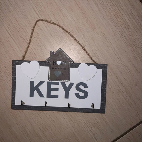 Key holder vintage wooden like new
