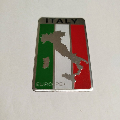 Italian metal aluminum emblem new with UV protection
