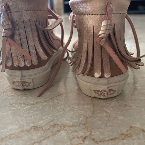 Vans kids boots used, size 27, pink