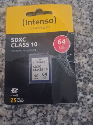 Κάρτα μνήμης SD 64GB καινούργια