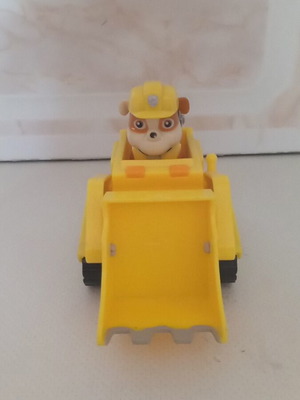 Φιγούρα Paw Patrol (Rubble) με όχημα μεταχειρισμένη